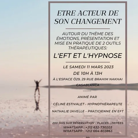 Affiche d'atelier hypnose